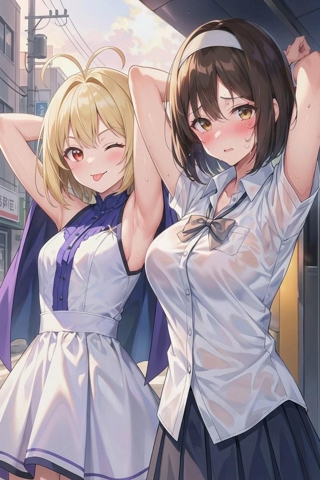 [FAお礼]愛央ちゃんとナツミのおはわき〜