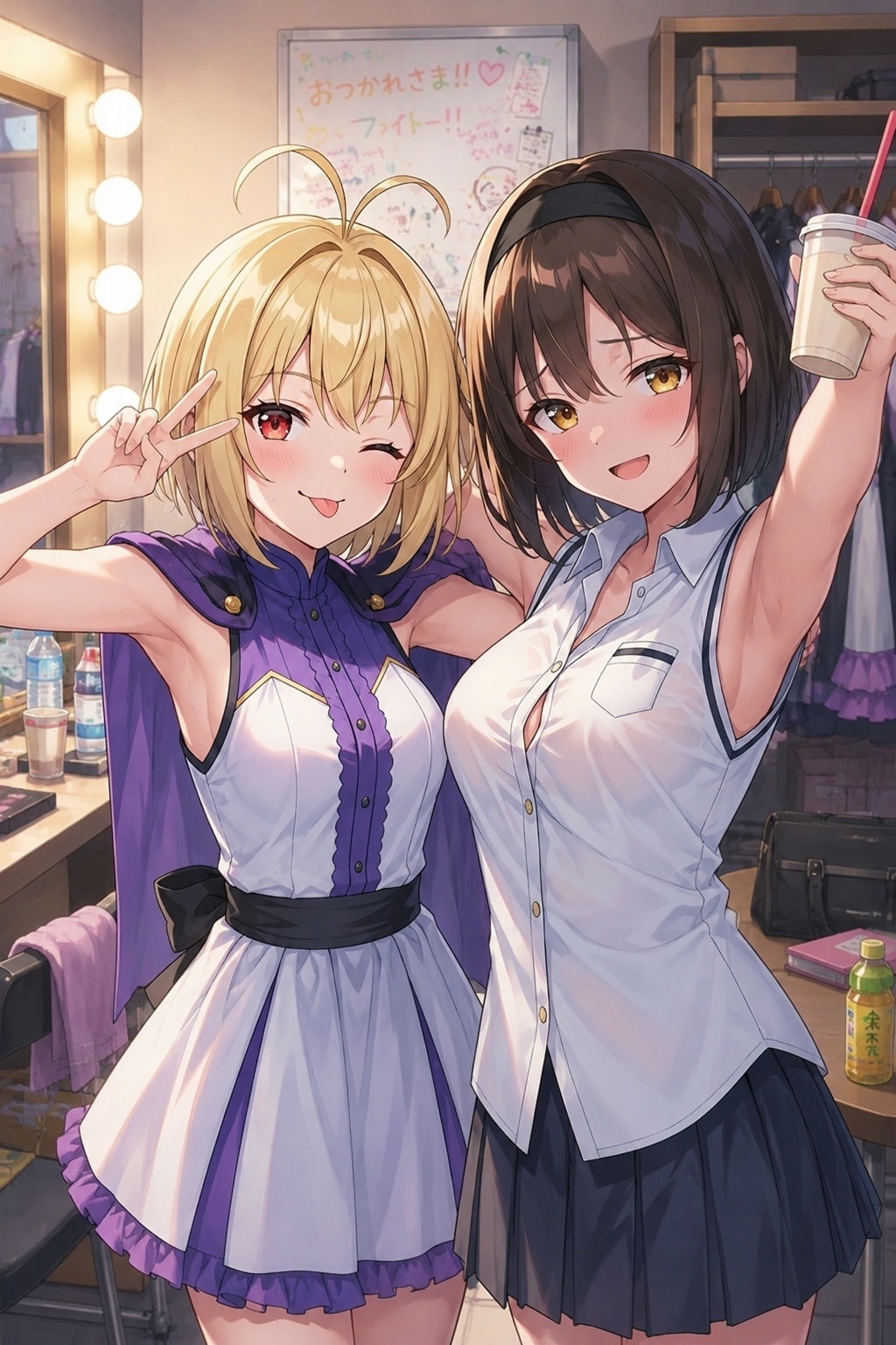 [FAお礼]愛央ちゃんとナツミのおはわき〜