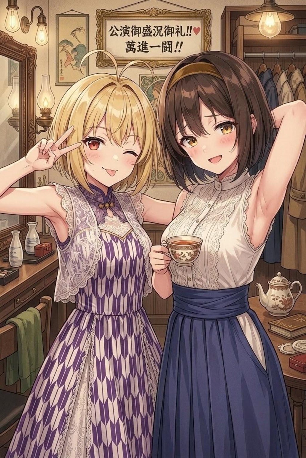 [FAお礼]愛央ちゃんとナツミのおはわき〜