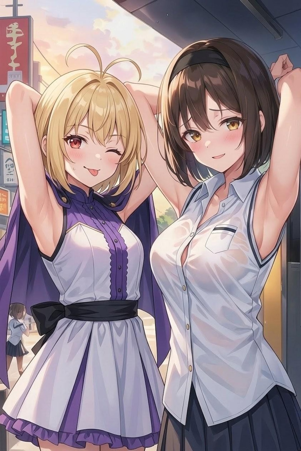 [FAお礼]愛央ちゃんとナツミのおはわき〜