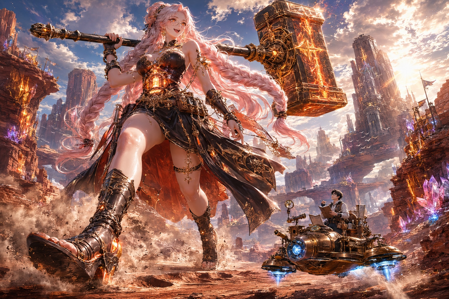 【希少鉱脈を求めて―鍛冶の女神アリストリア】 | の人気AIイラスト・グラビア