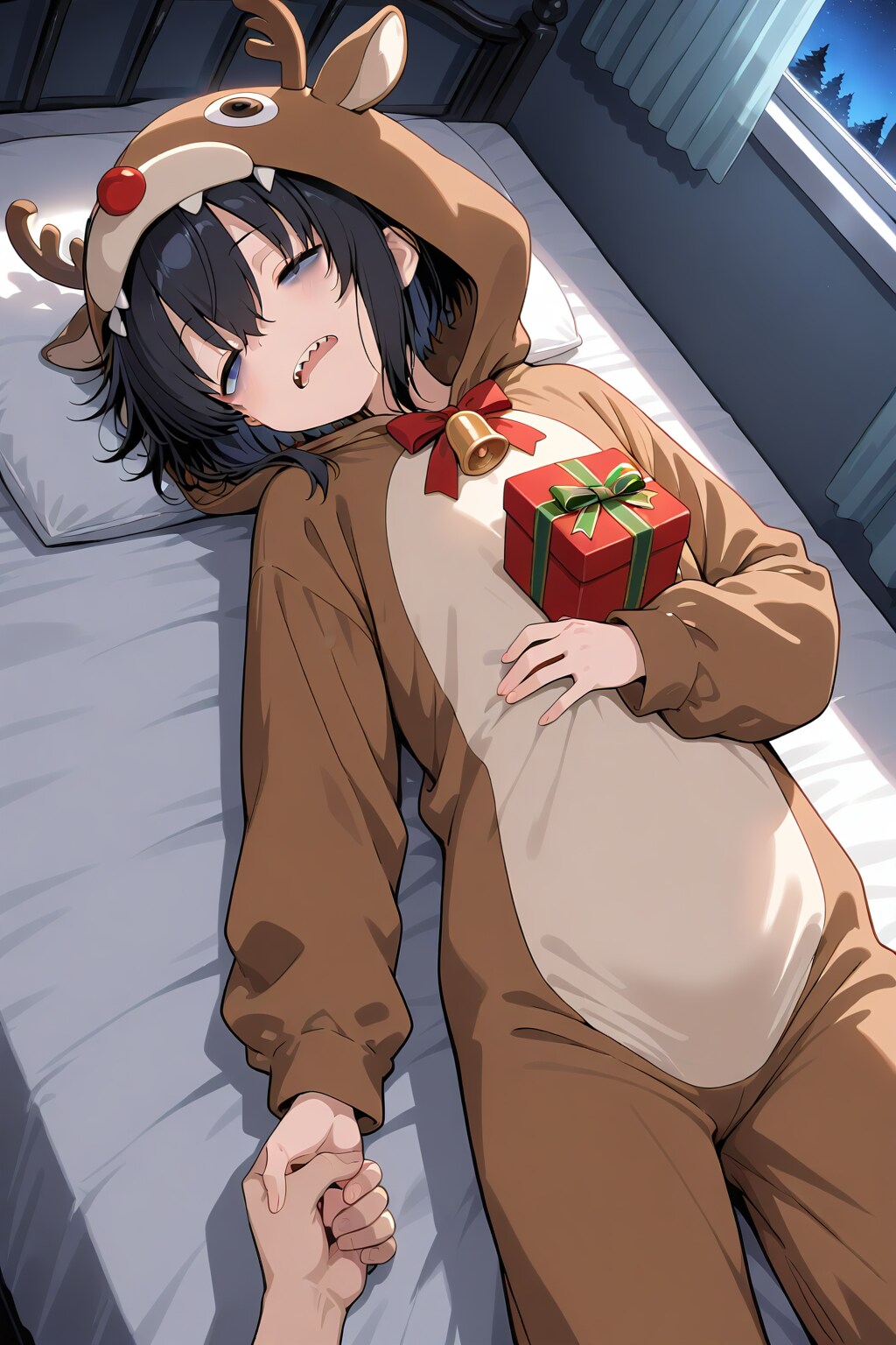 兄ちゃん・・クリスマスはつかれたよう・・・