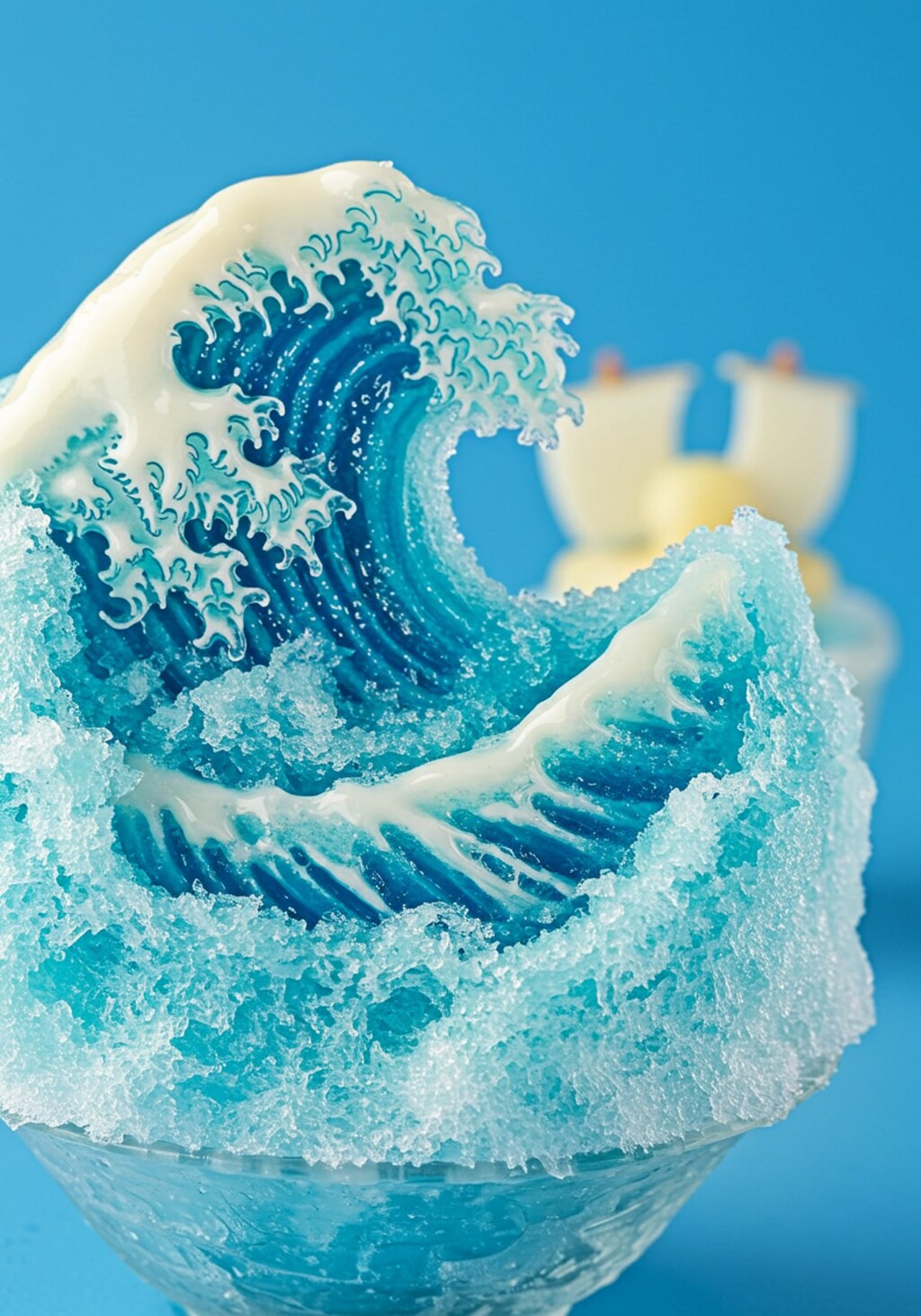 かき氷・The Great Wave