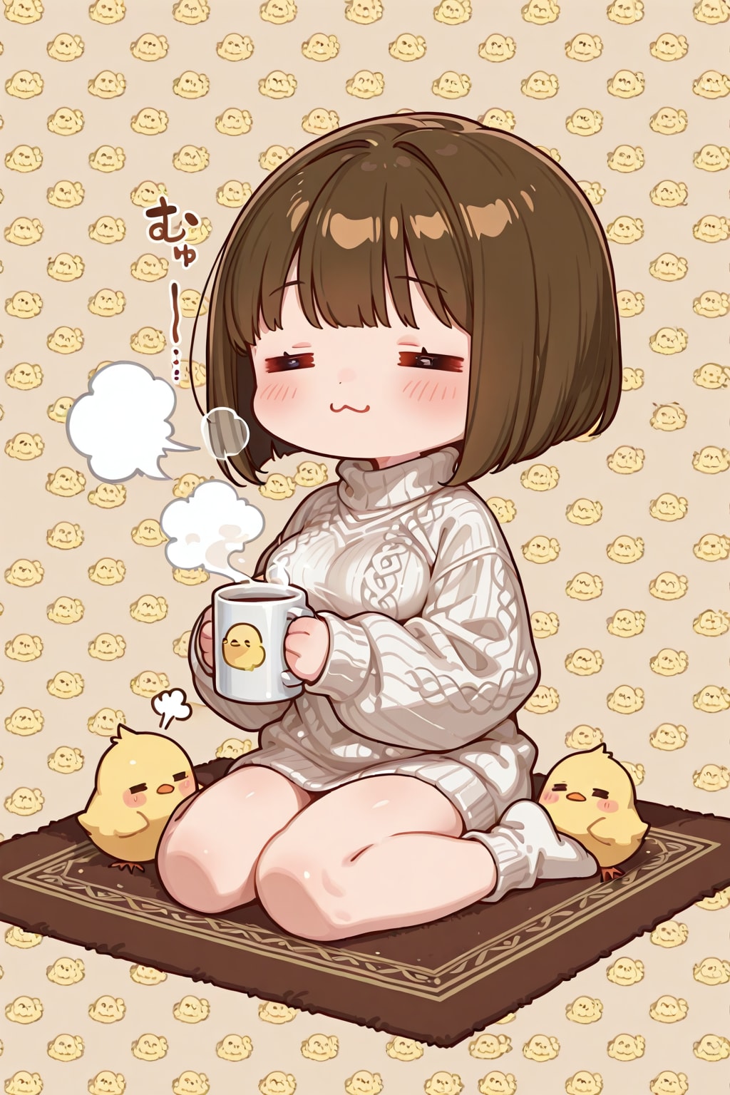 一休み。 | の人気AIイラスト・グラビア