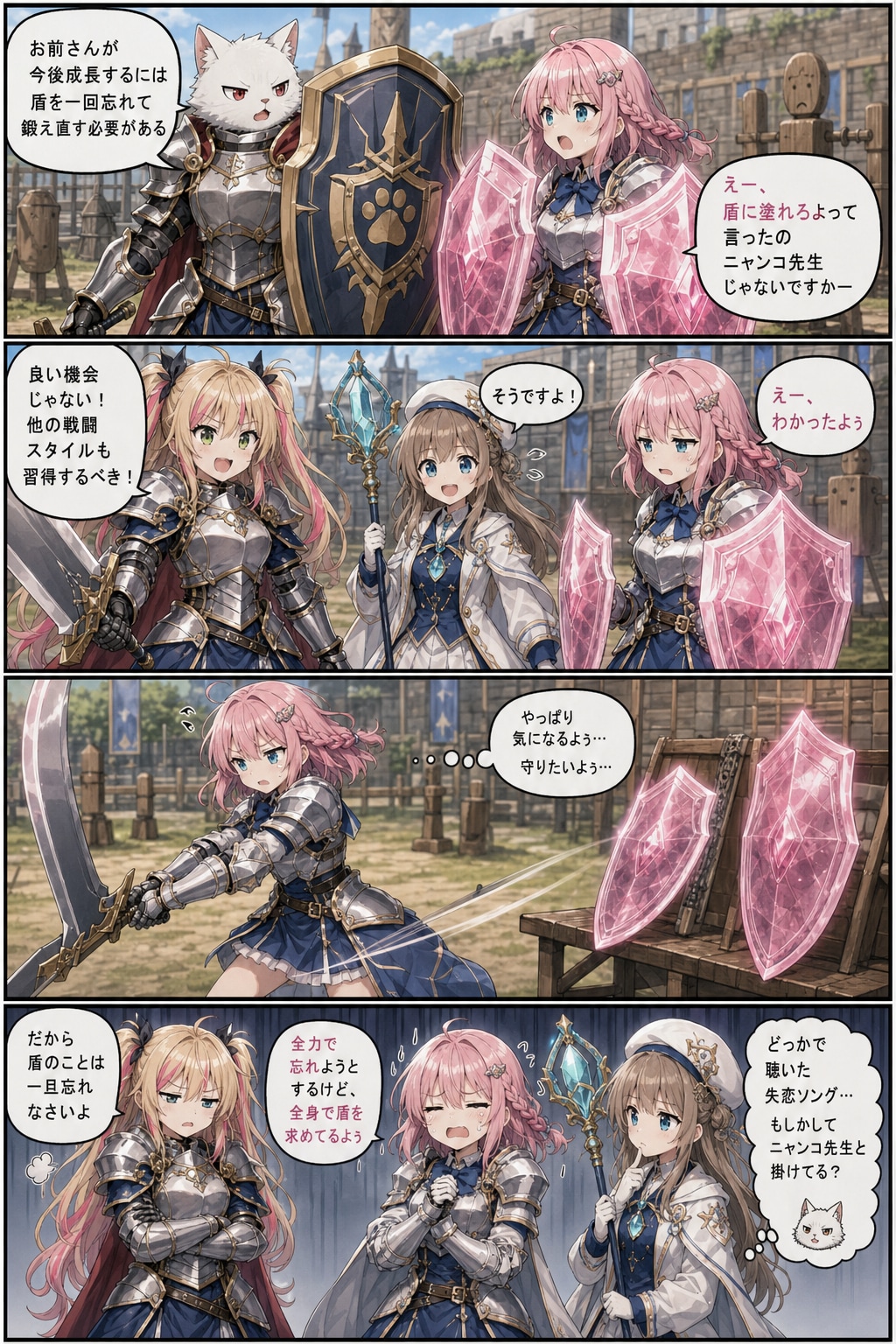 盾のことなんて忘れてやるさ