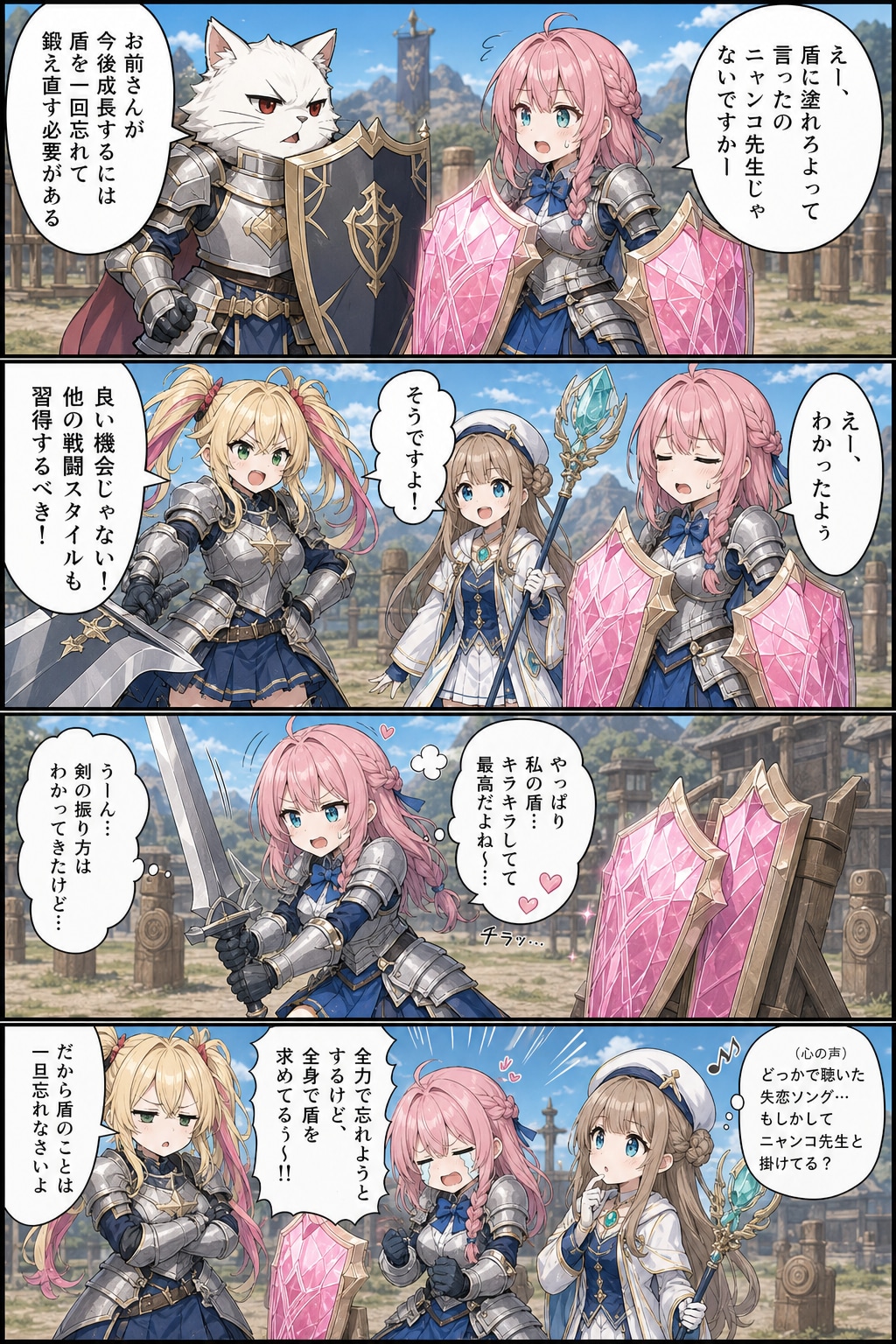 盾のことなんて忘れてやるさ