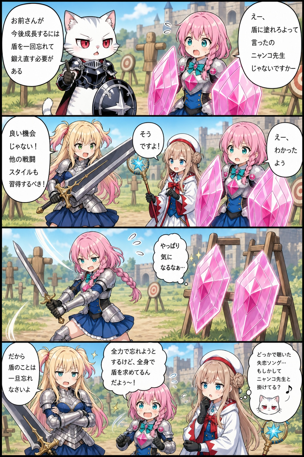 盾のことなんて忘れてやるさ