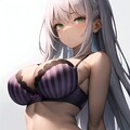 銀髪の少女 3枚目