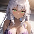 銀髪の少女 5枚目