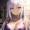 銀髪の少女 4枚目