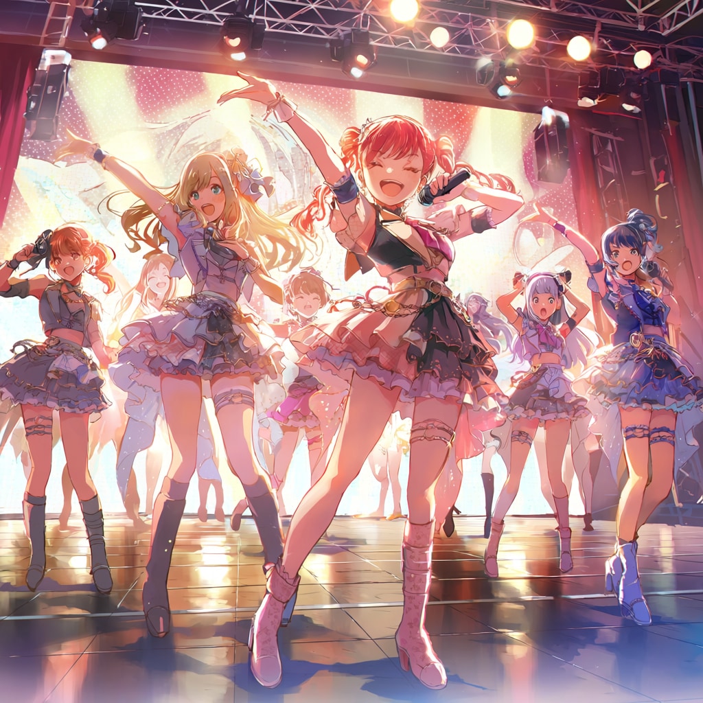 アイドルステージ | の人気AIイラスト・グラビア