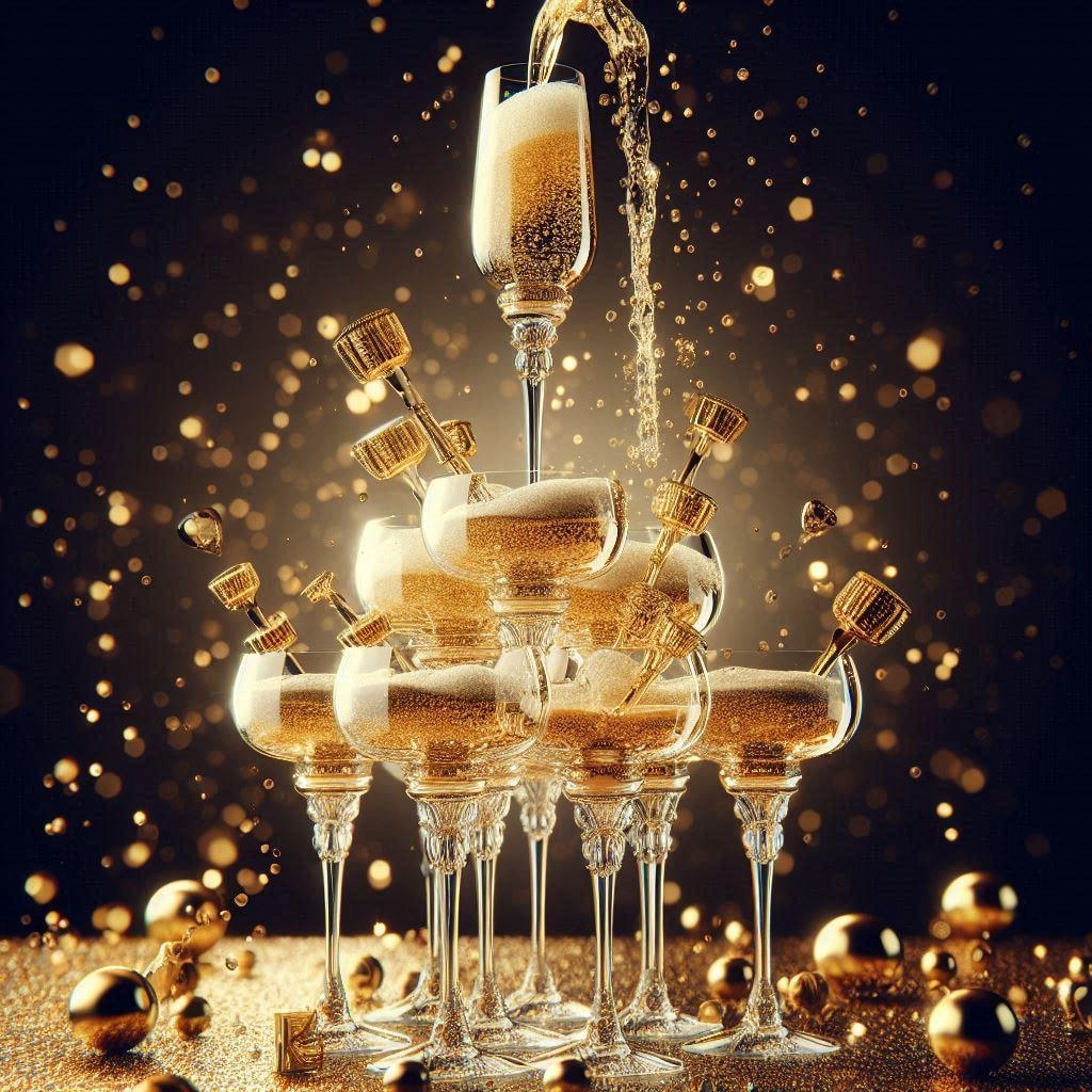 シャンパンタワー