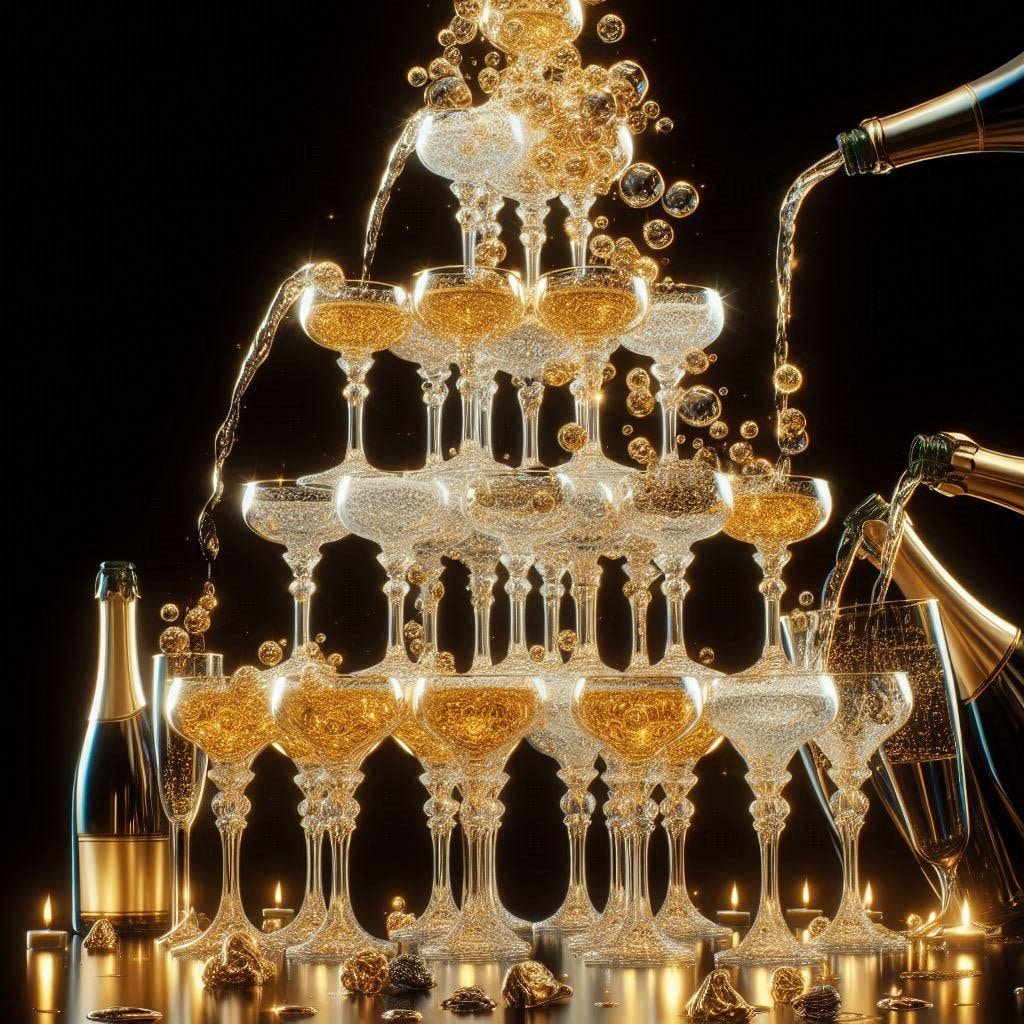 シャンパンタワー