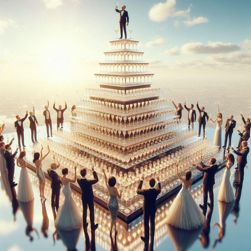 シャンパンタワー