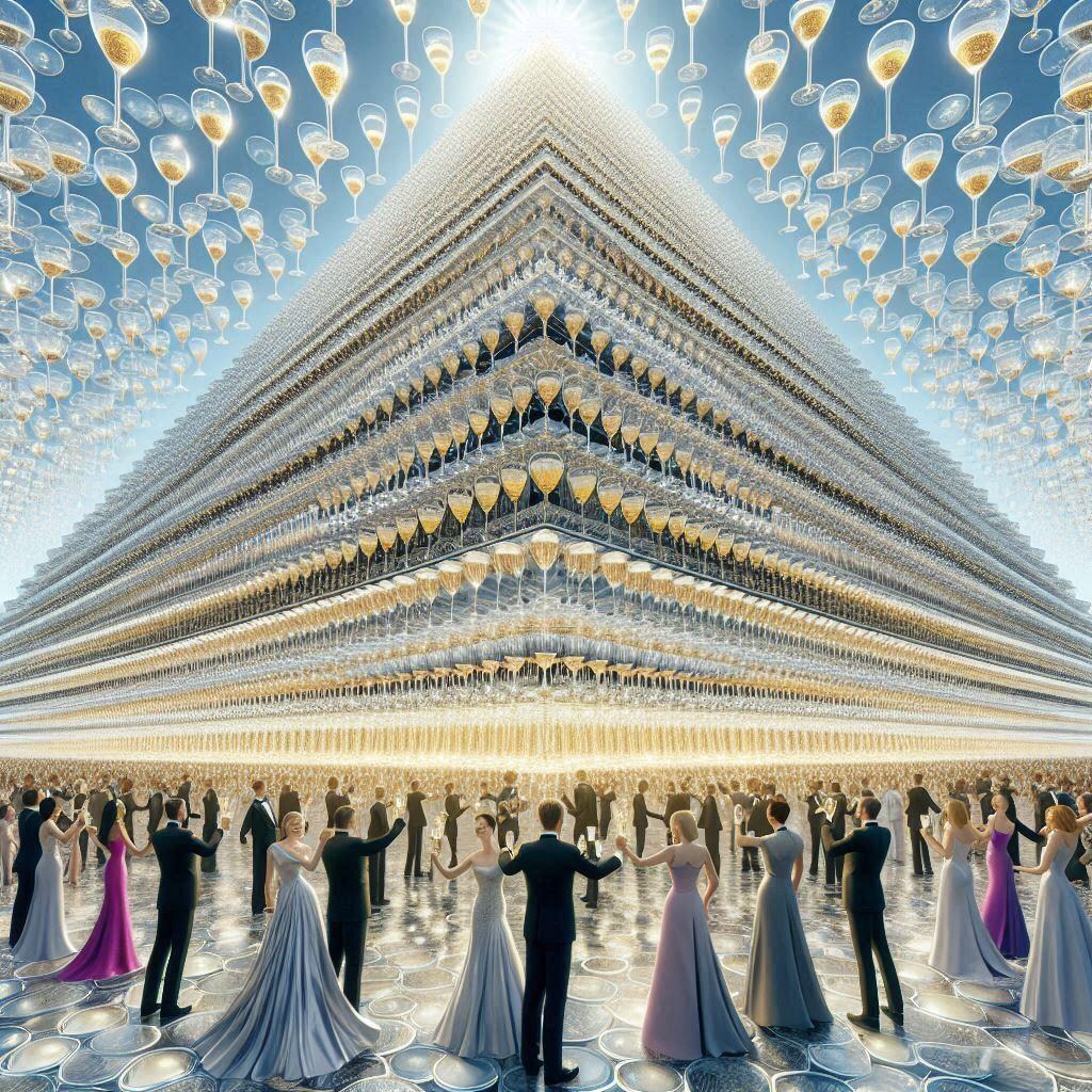 シャンパンタワー