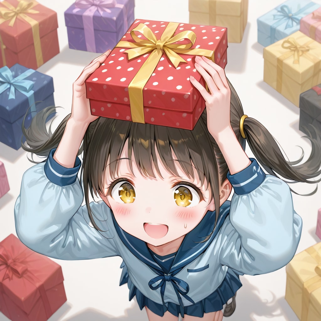 誕生日プレゼントありがとう！