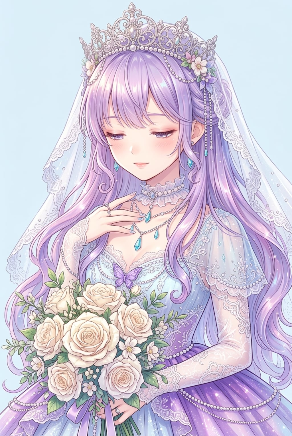 紫晶纏う花嫁夢