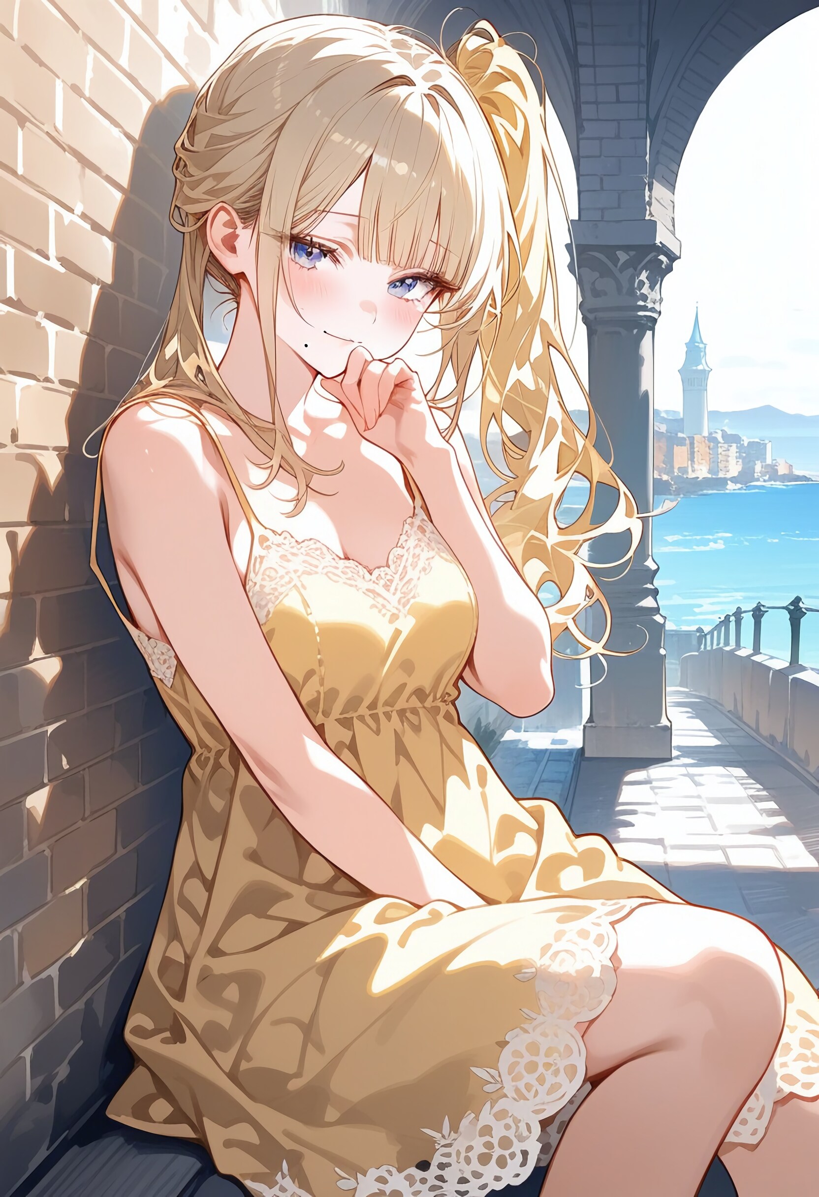 Camisole Dress 2 | の人気AIイラスト・グラビア