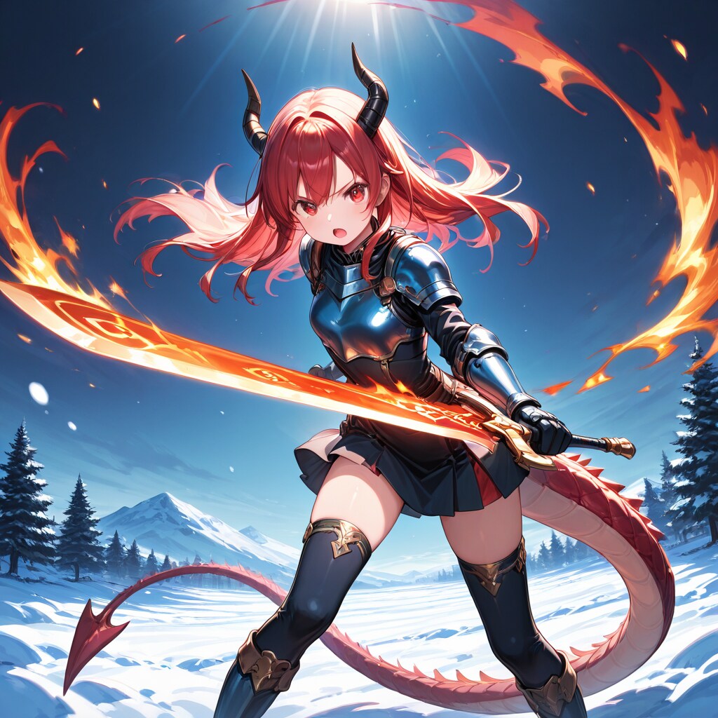 火竜の姫　雪原の戦い