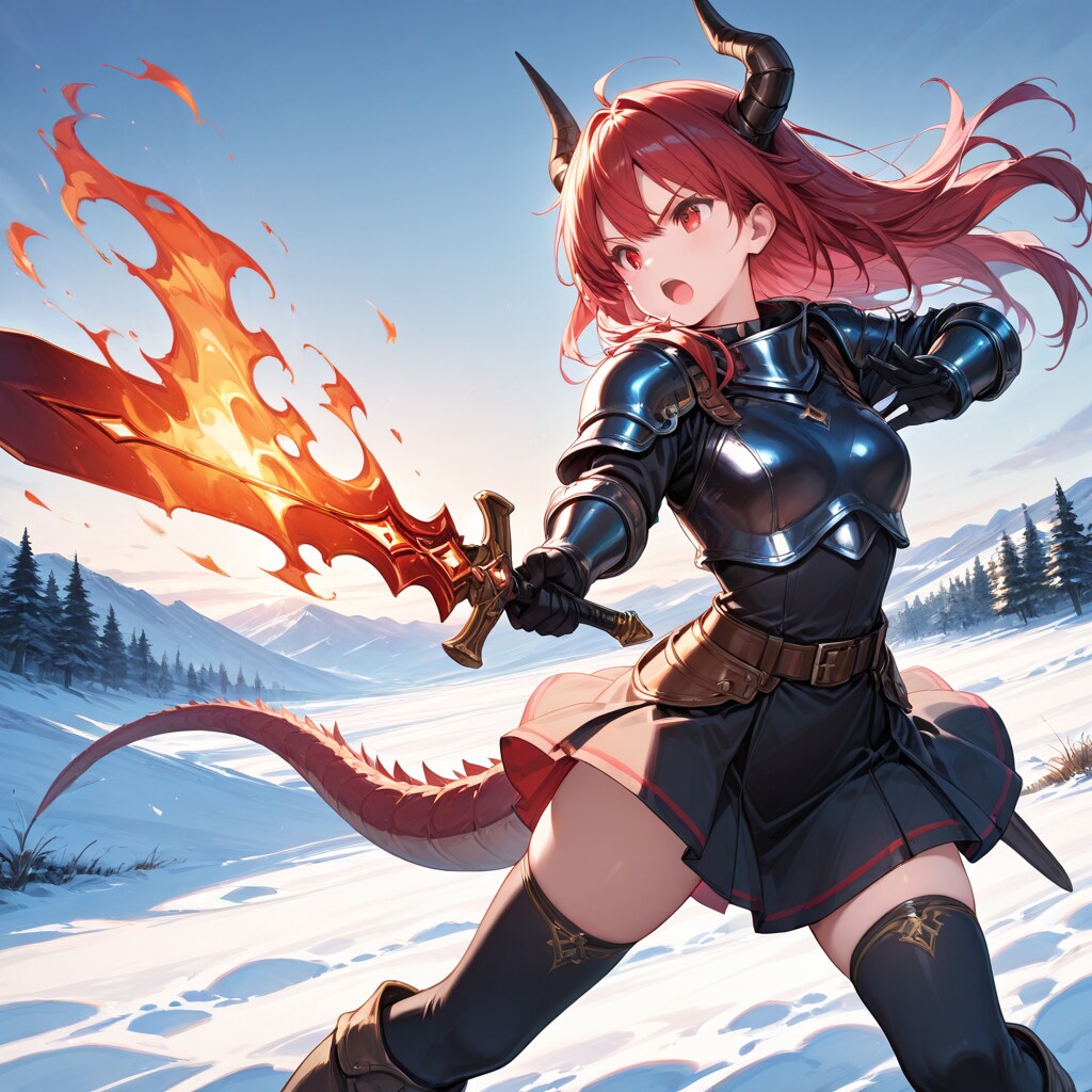 火竜の姫　雪原の戦い