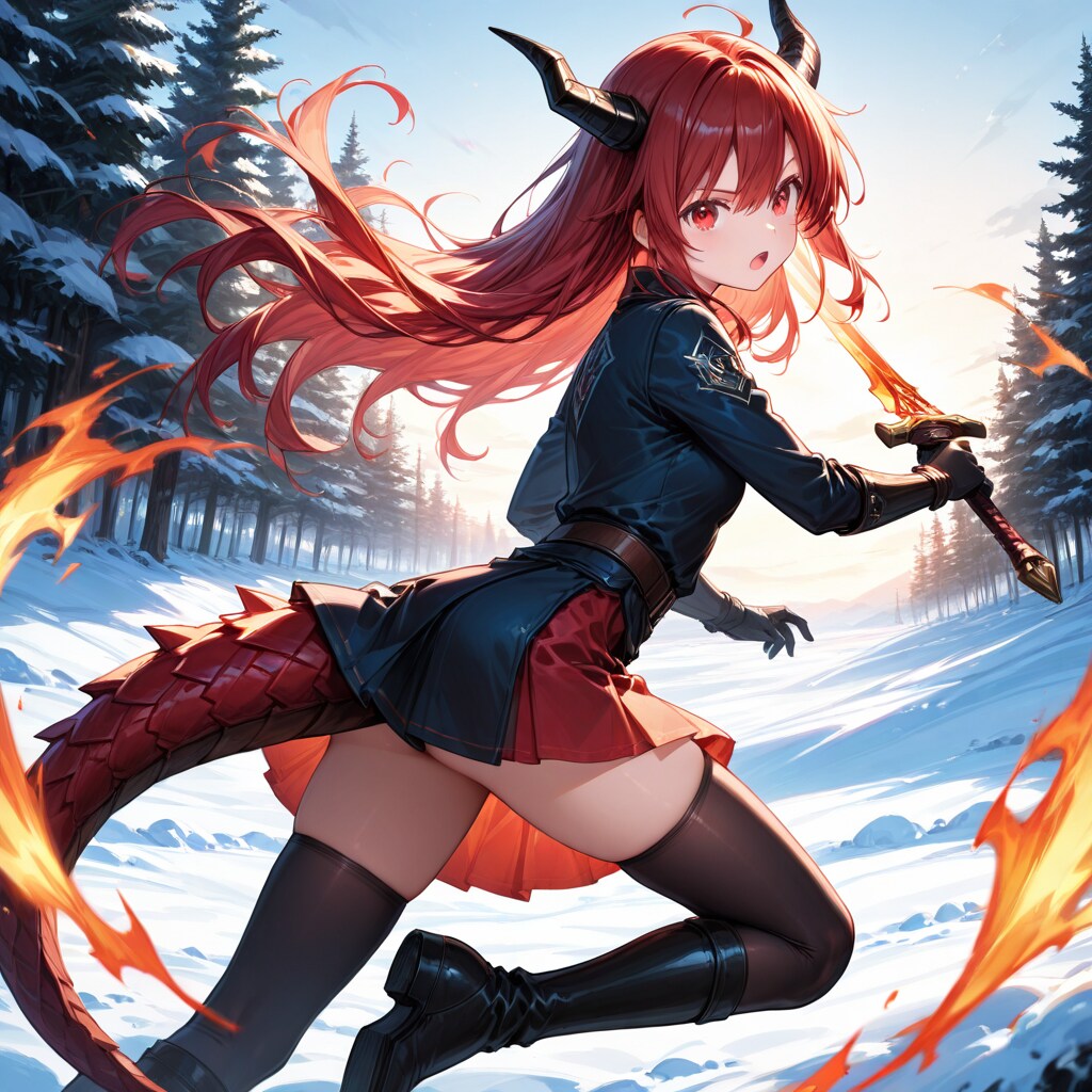 火竜の姫　雪原の戦い