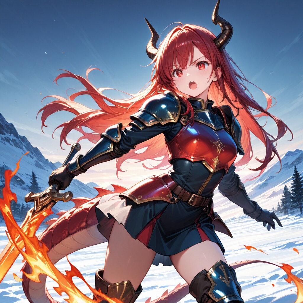 火竜の姫　雪原の戦い