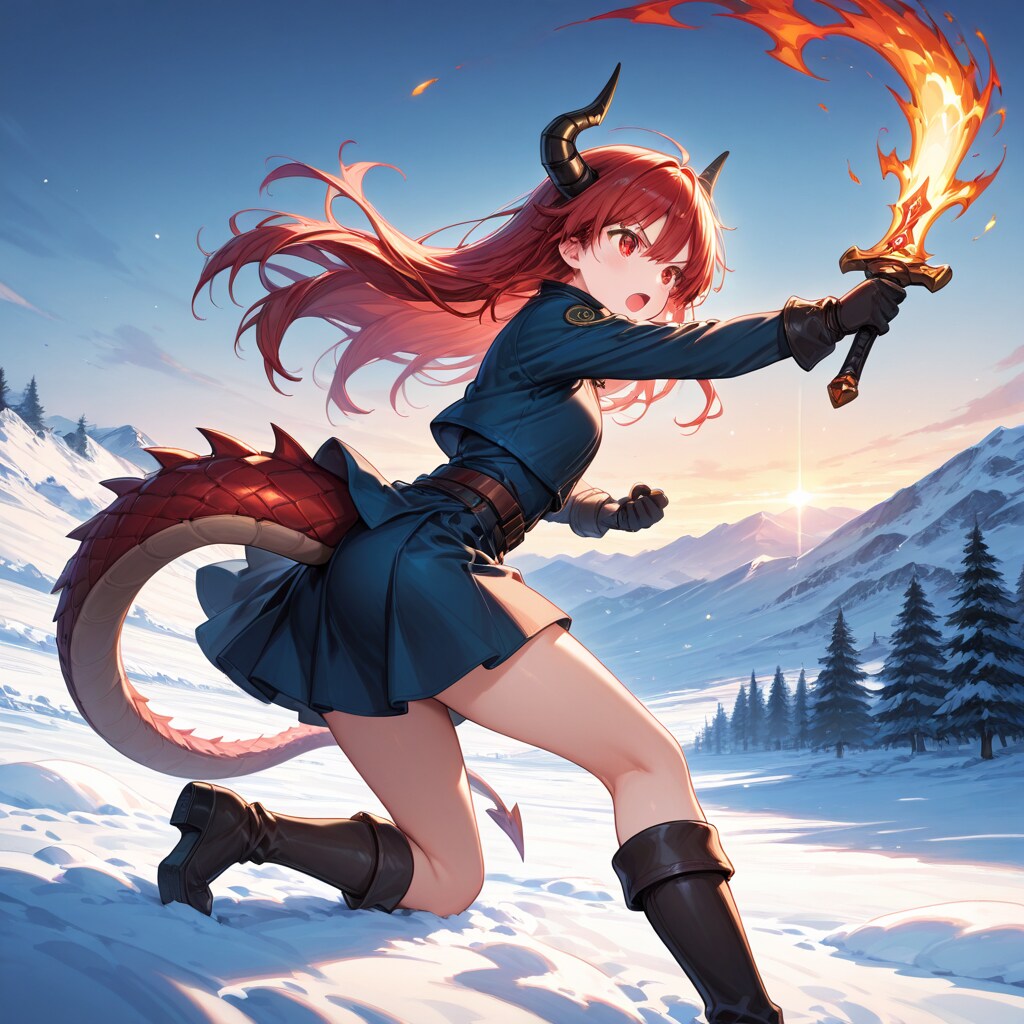 火竜の姫　雪原の戦い