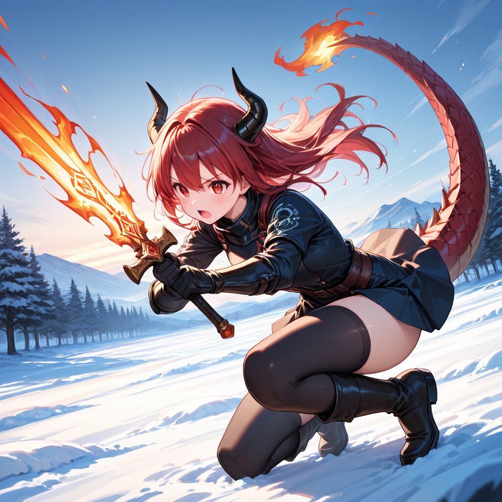 火竜の姫　雪原の戦い