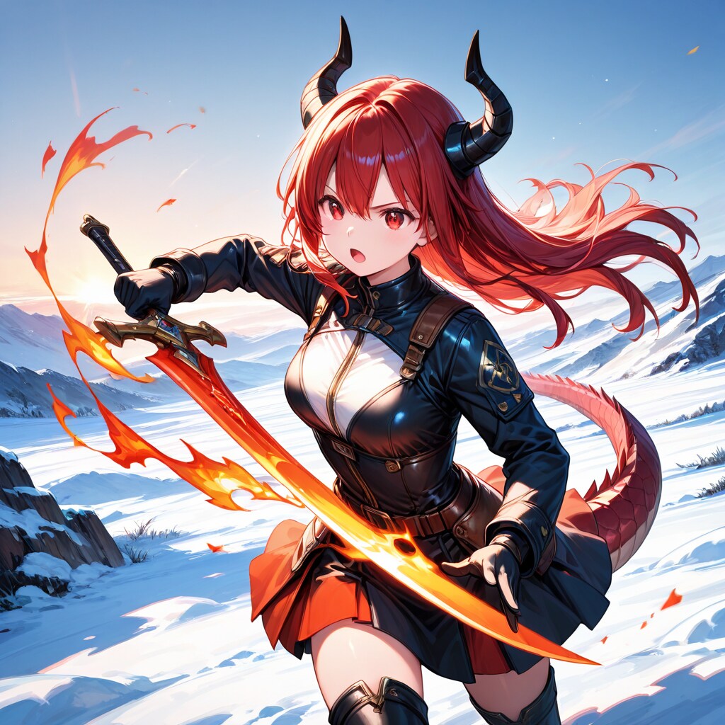 火竜の姫　雪原の戦い