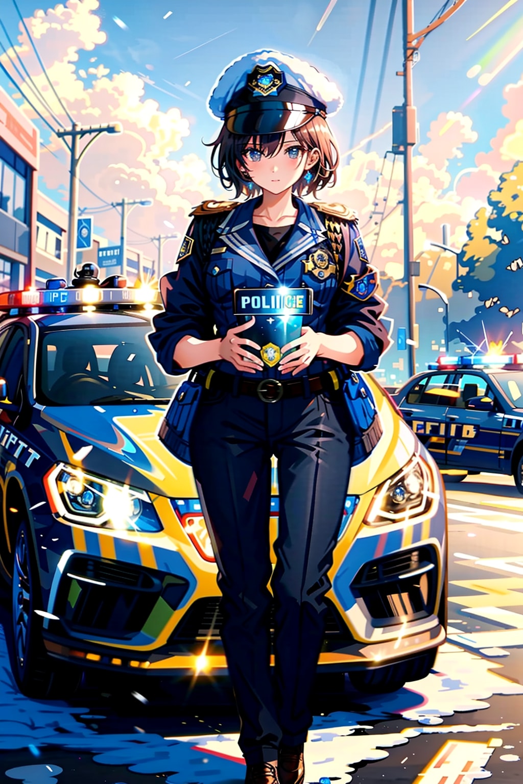 警察です!! 道を開けてください! | の人気AIイラスト・グラビア