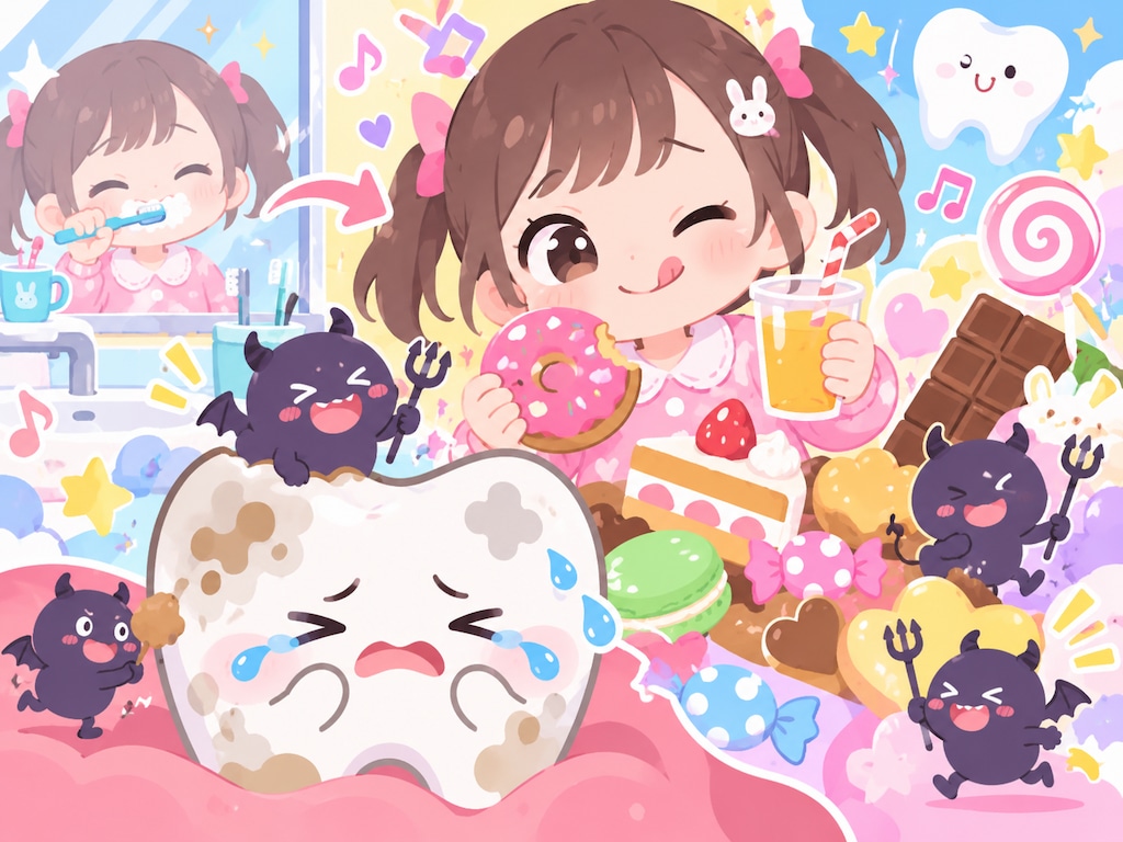 はみがきしたからだいじょうぶ！