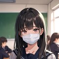 マスク少女 3枚目