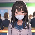 マスク少女 4枚目