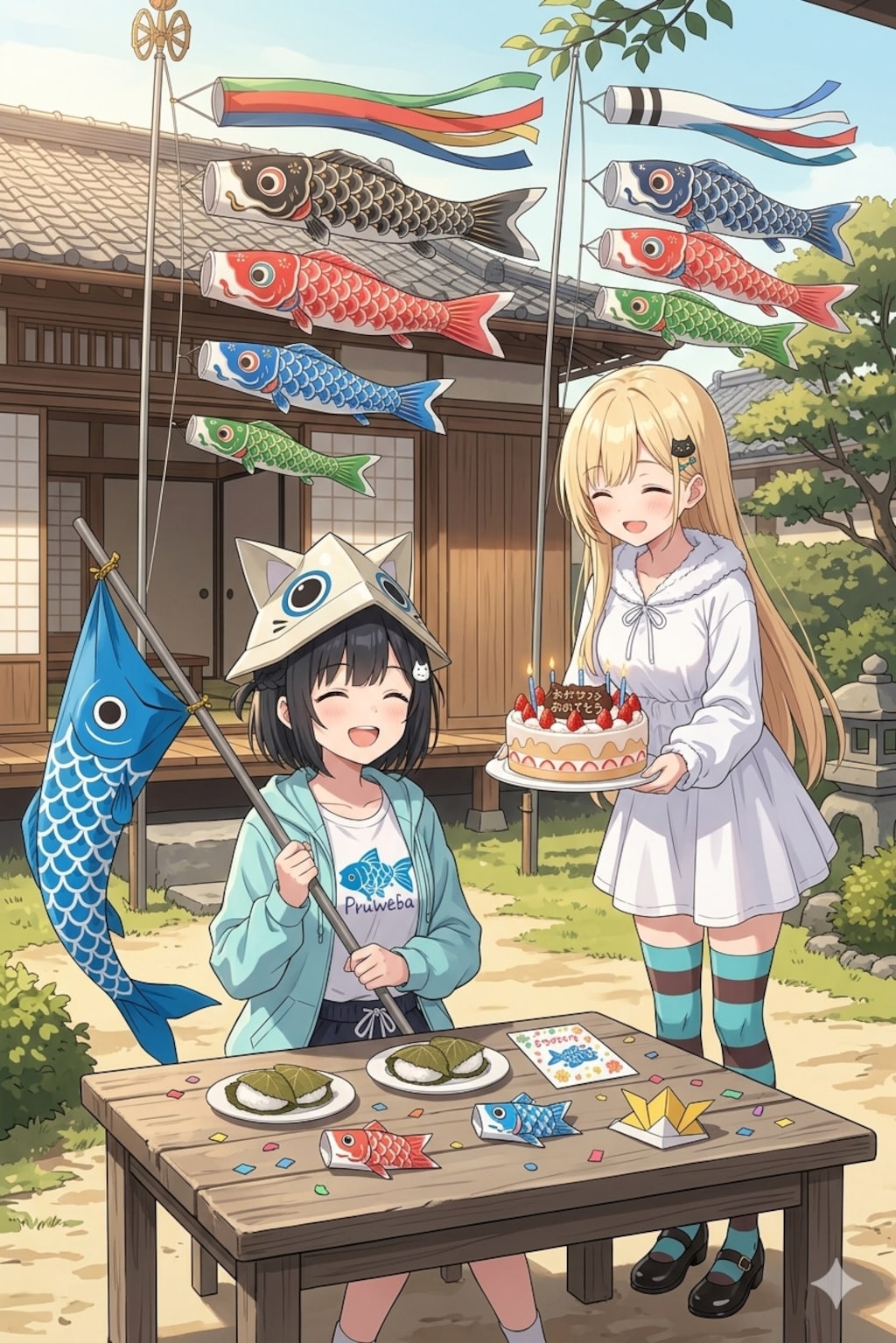 🎏🎂５月５日はこどもの日（端午の節句）＆凜猫ちゃんのお誕生日です🎂🎏