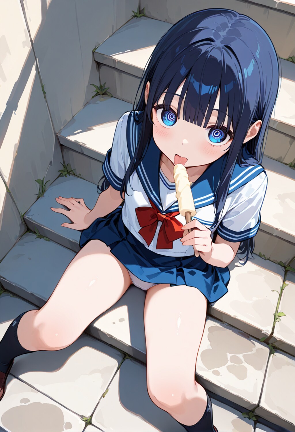 アイス舐めてるところ見て...興奮してるの？
