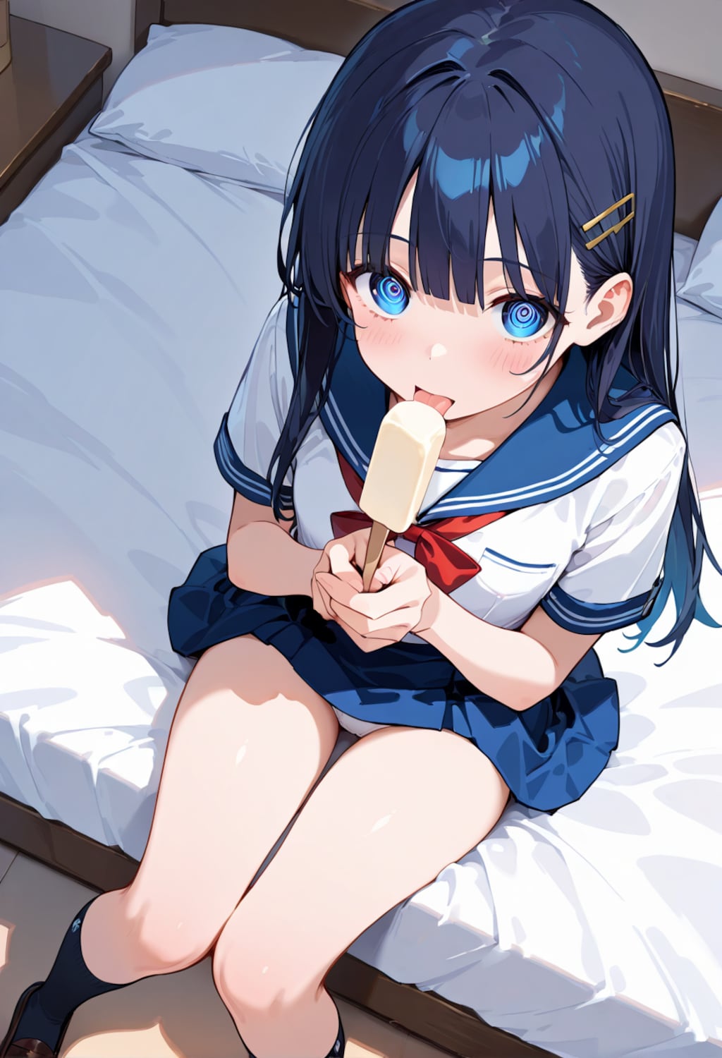 アイス舐めてるところ見て...興奮してるの？