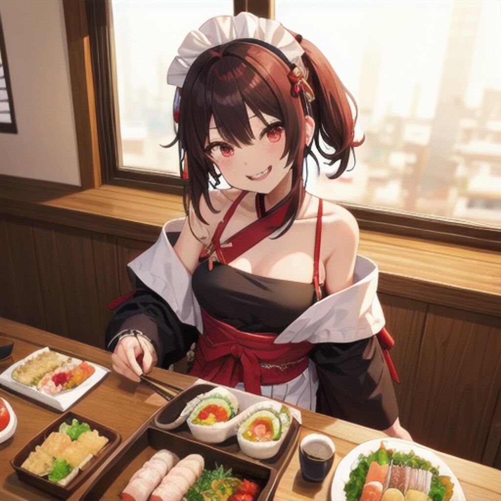 箸使ってるけど上下逆