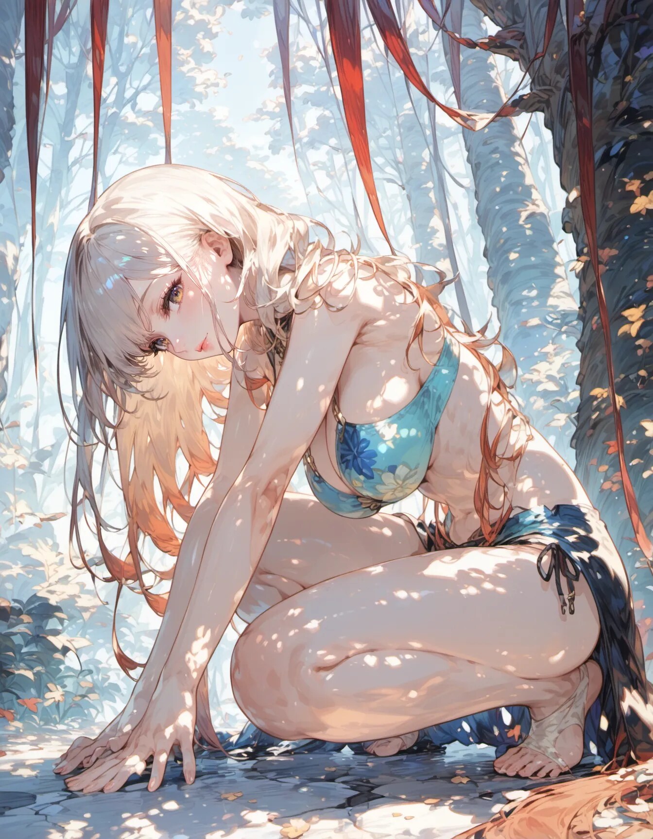 Reflections Beneath the White Canopy