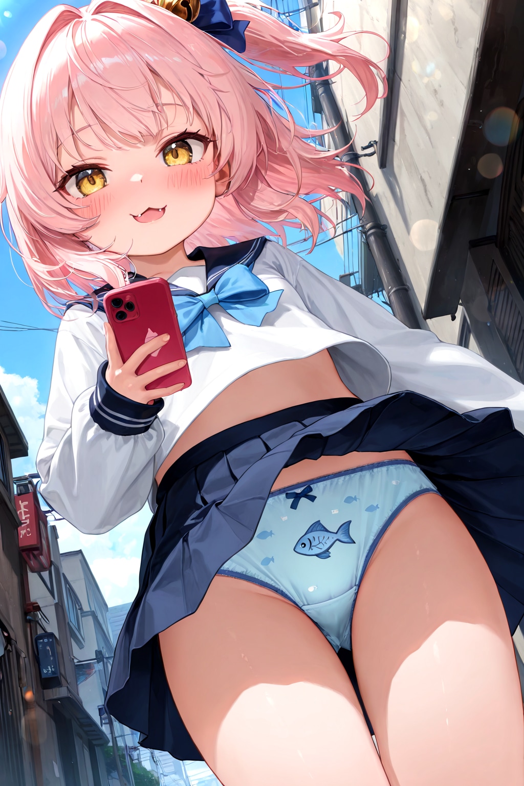 にゃむ？　君が噂の先輩くんだね。噂通りの変態っぷりだねぇ～、おっと、ぼくのパンツはお安くはないぞ～。