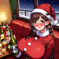 りえさんサンタはイブの夜はとりあえず飲みたい 5枚目