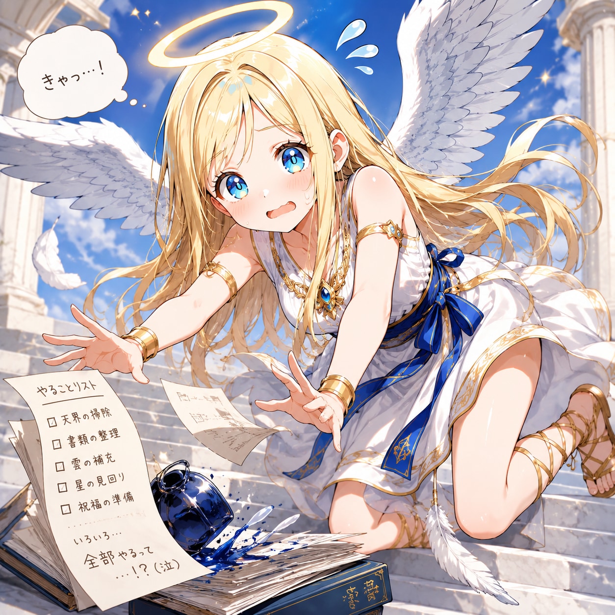 うちの子紹介（小説「ドジっ子女神アリエル」）