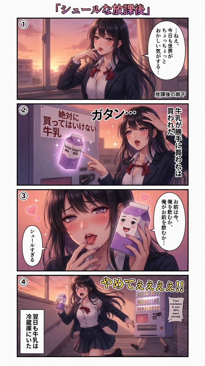 シュールギャグ4コマ