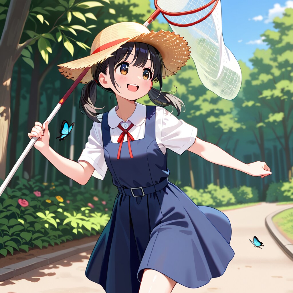 昆虫採集の宿題