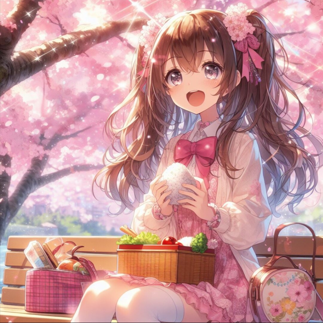 一人でお花見
