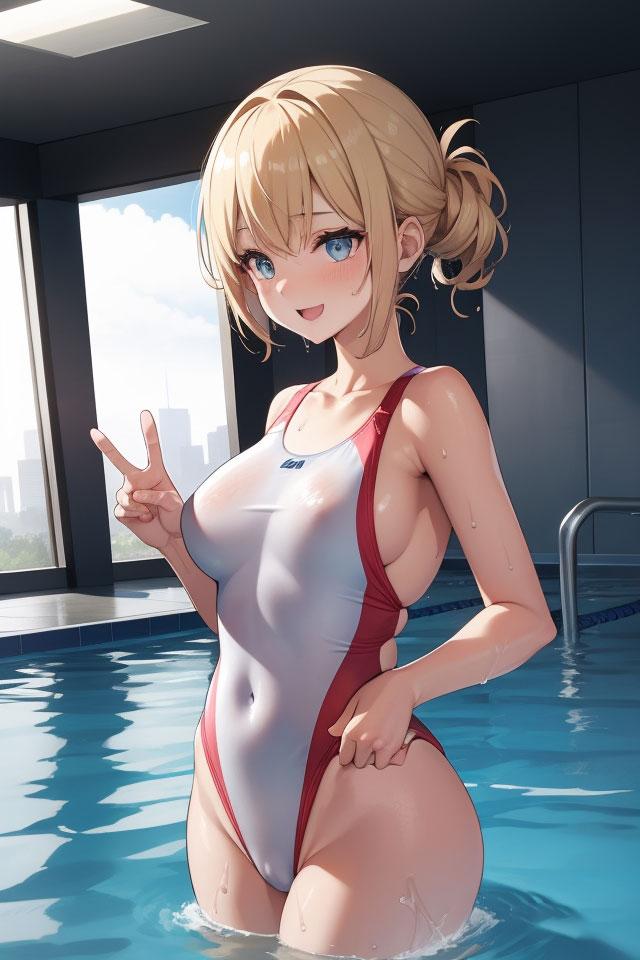 あーし、うお座だから、プールは地元みたいなもんっしょ