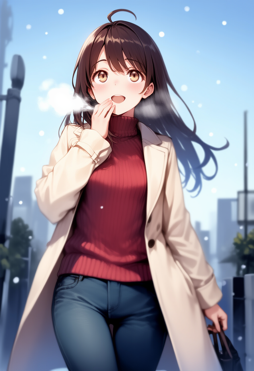 雪の日の通勤 | の人気AIイラスト・グラビア