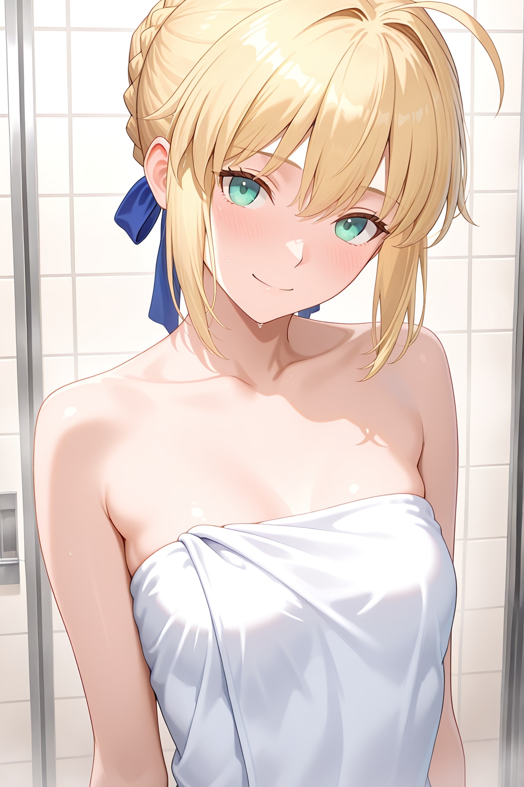 お風呂上がったのでお次どうぞ | の人気AIイラスト・グラビア