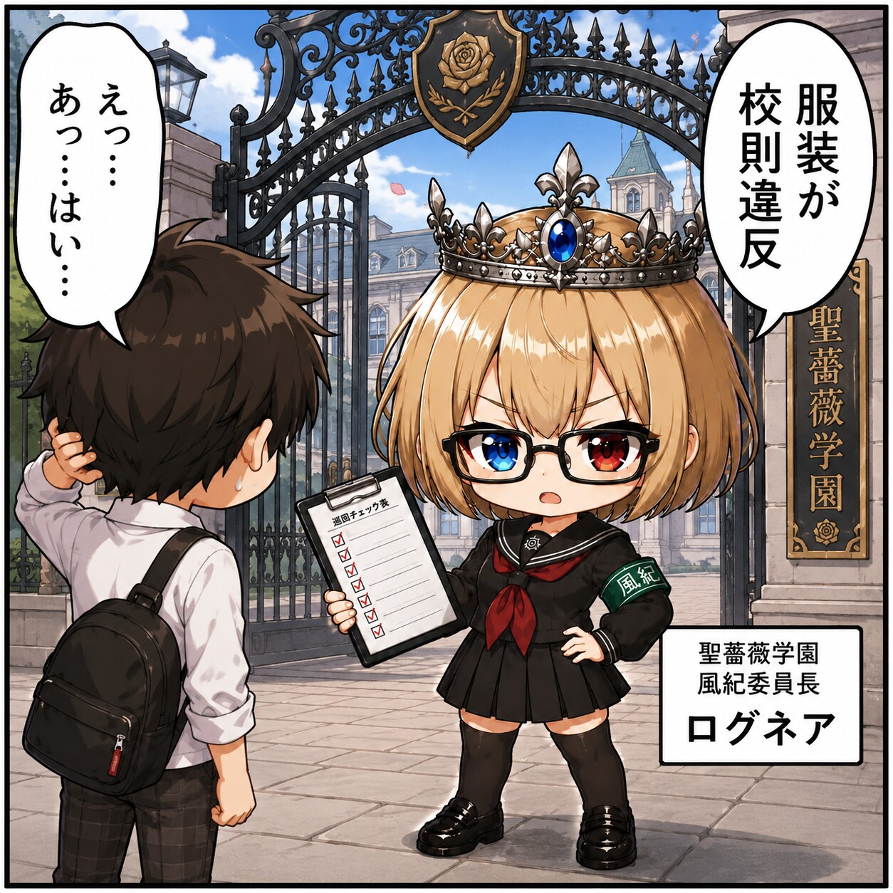聖薔薇学園編〜風紀委員長・図書委員長・保健委員長・鉄道管理委員長〜