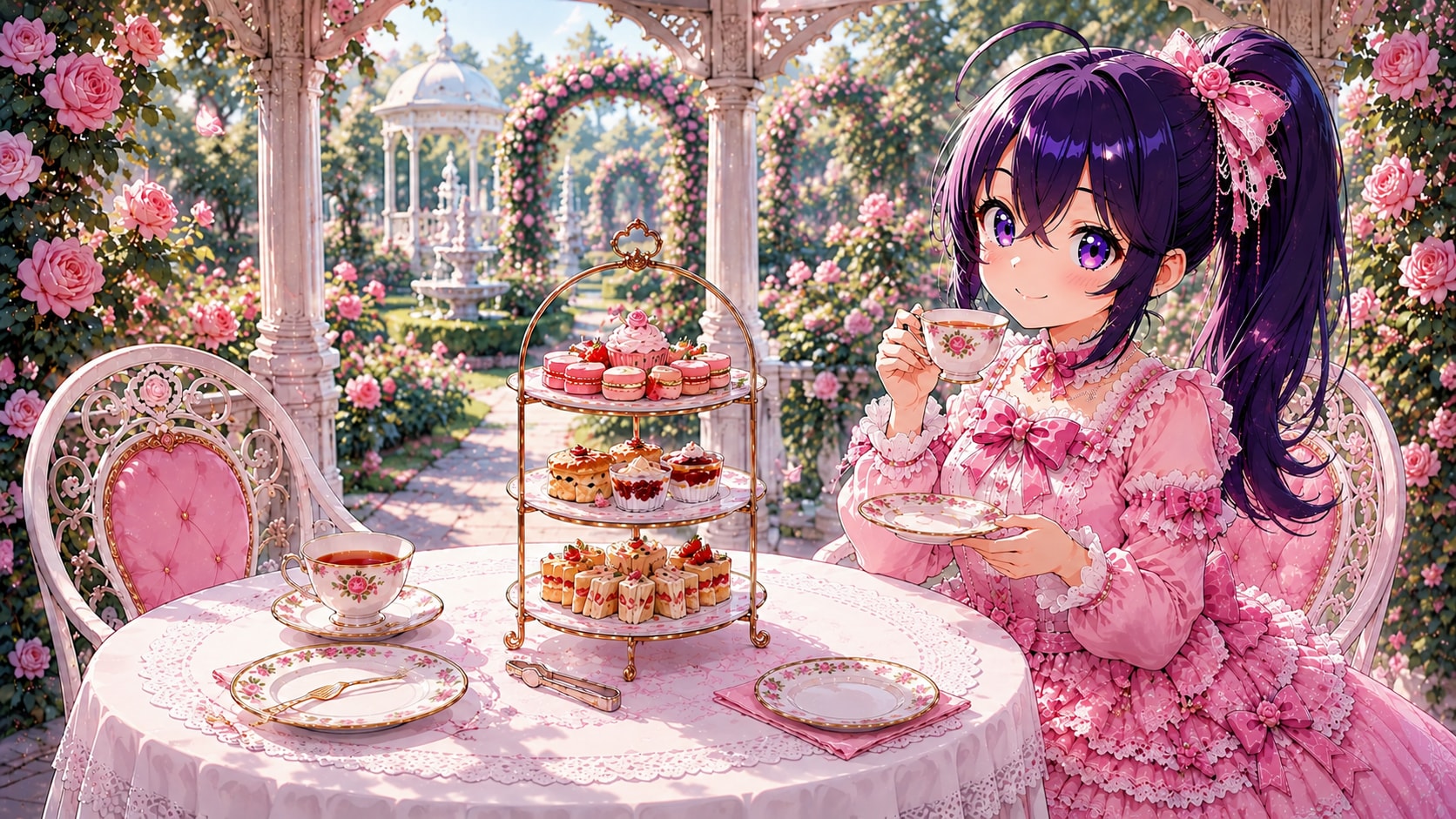 ローズガーデンのクノイチ | の人気AIイラスト・グラビア
