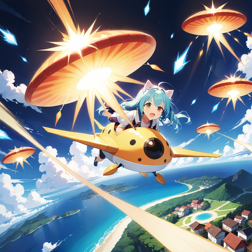 未確認飛行物体襲来!